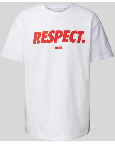 Mister Tee T-shirt Met Labelprint - Wit