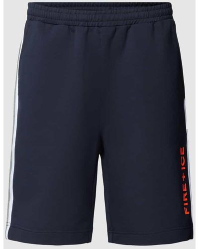 Bogner Fire + Ice Shorts mit Galonstreifen Modell 'NORRIS' - Blau