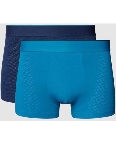 Sloggi Boxershorts mit elastischem Bund - Blau