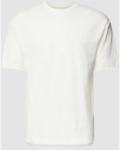 DRYKORN T-shirt Met Labeldetail - Wit