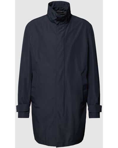 Strellson Jacke mit breiten Ärmelabschlüssen und Regular Fit - Blau
