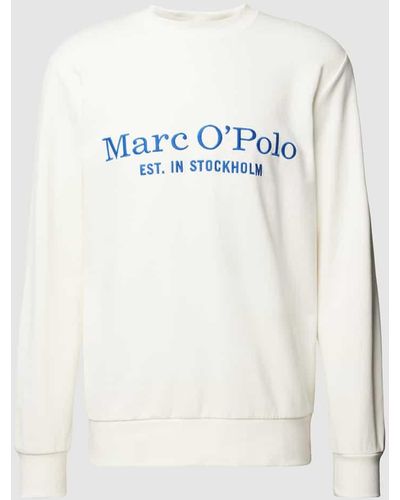 Marc O' Polo Sweatshirt mit Label-Stitching - Mehrfarbig