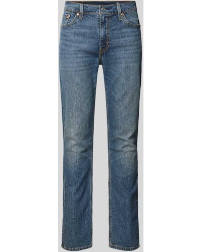 Levi's Slim Fit Jeans mit Label-Detail Modell '511TM' - Blau