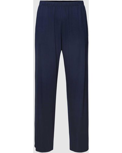 Emporio Armani Pyjama-Hose mit elastischem Bund Modell 'DELUXE' - Blau