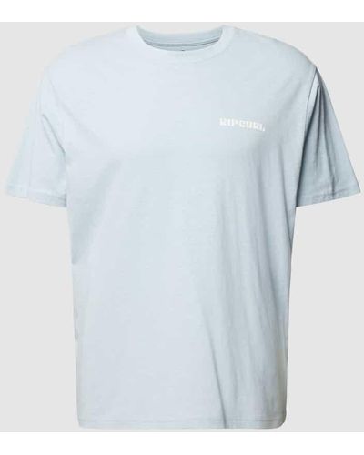 Rip Curl Relaxed Fit T-Shirt mit Logo-Print - Blau