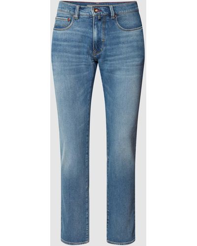 Pierre Cardin Slim Fit Jeans Met Stretch - Blauw