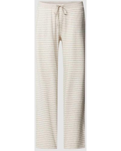 Esprit Pyjama-Hose mit Allover-Muster - Natur