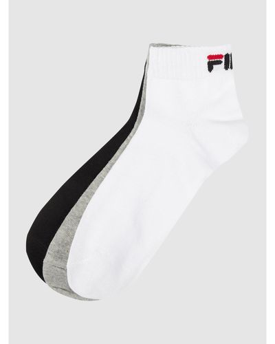 Fila Sneakersocken mit Stretch-Anteil im 6er-Pack - Weiß