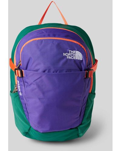The North Face Rucksack mit Label-Stitching Modell 'BASIN' - Blau