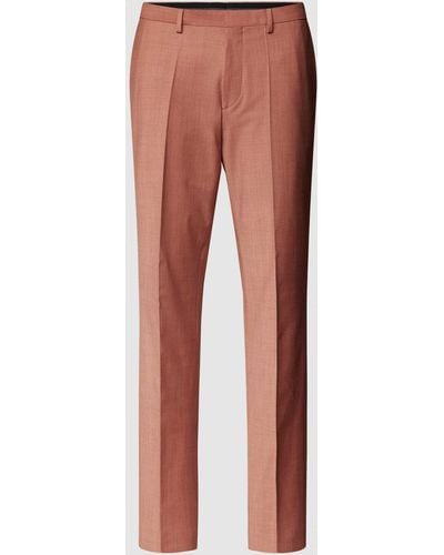 HUGO Pantalon Met Persplooien - Meerkleurig