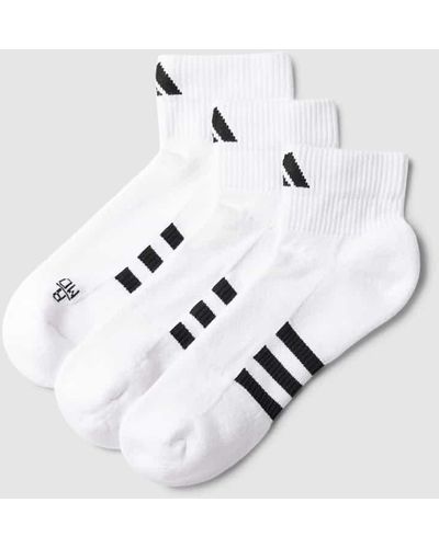 adidas Socken mit Label-Detail im 3er-Pack - Weiß