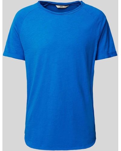 Redefined Rebel T-Shirt mit Rundhalsausschnitt Modell 'KAS' - Blau