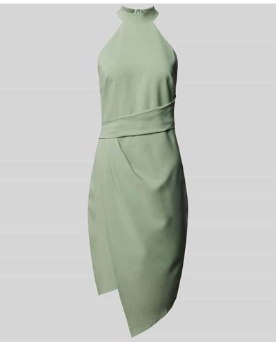 Lipsy Knielanges Kleid in unifarbenem Design - Grün