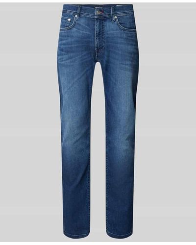 Hechter Paris Regular Fit Jeans mit Eingrifftaschen Modell 'BELFORT' - Blau