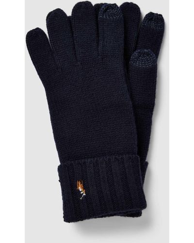 Polo Ralph Lauren Wollen Handschoenen - Blauw