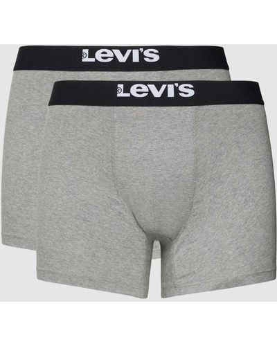 Levi's Trunks mit Label-Detail Modell 'SOLID BASIC' - Grau