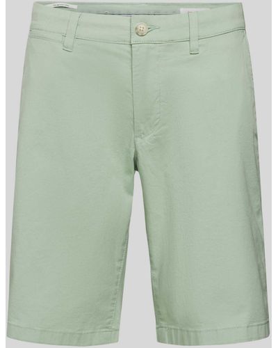 S.oliver Regular Fit Chino-Shorts mit Gesäßtaschen - Grün