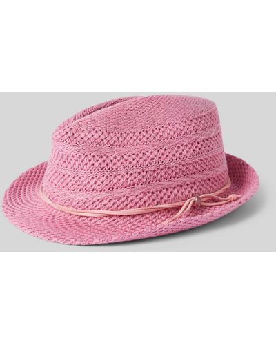 Esprit Hut mit Strukturmuster - Pink