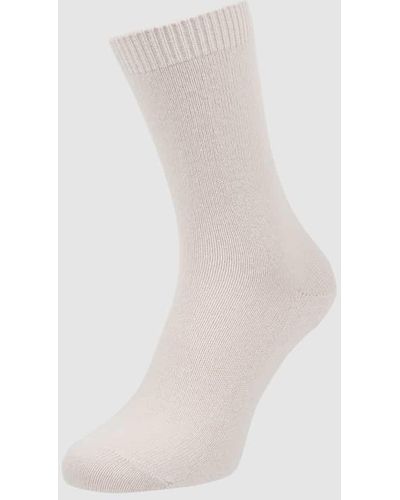 FALKE Socken mit Kaschmir-Anteil Modell Cosy Wool - Weiß