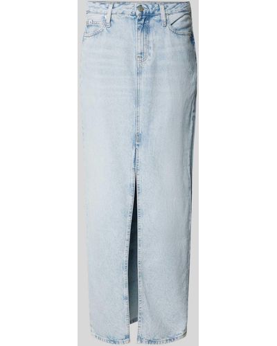 Calvin Klein Jeansrock im 5-Pocket-Design - Blau