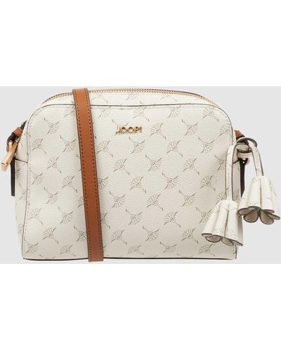 Joop! Crossbody Bag mit Logo-Muster Modell 'Cloe' - Weiß