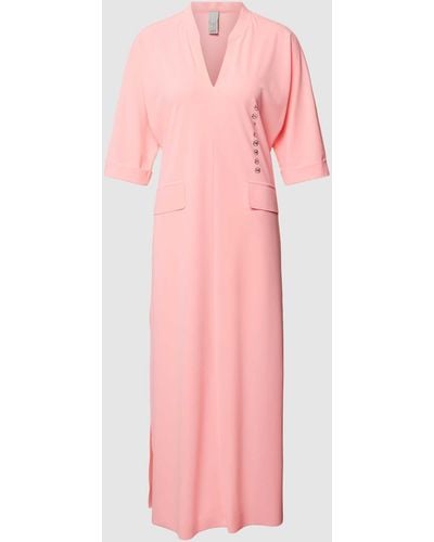 Sportalm Maxi-jurk Met gesuggereerde Klepzakken - Roze