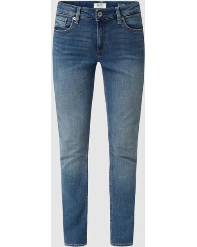 QS Slim Fit Jeans Met Stretch, Model 'catie' - Blauw