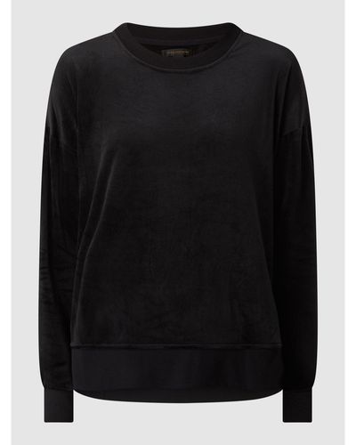 Donna Karan Sweatshirt aus Nicki - Schwarz