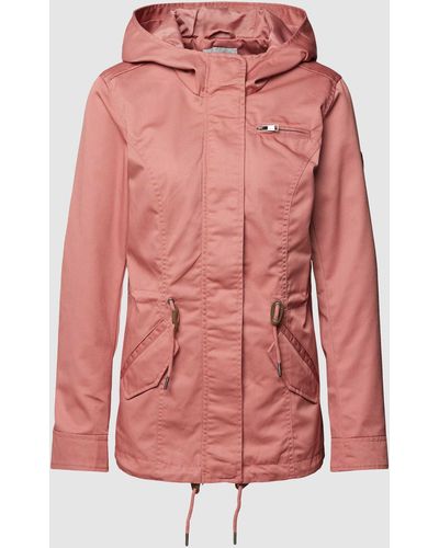 ONLY Parka Met Capuchon - Rood