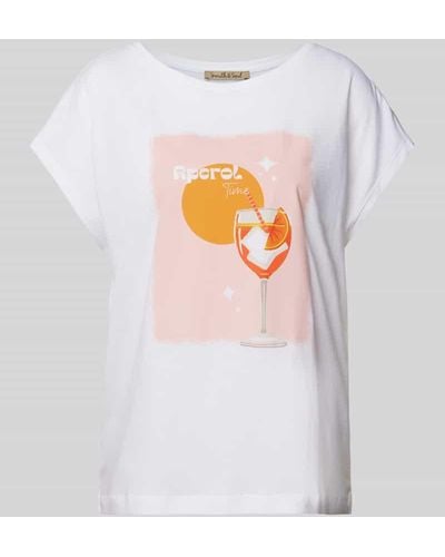 Smith & Soul T-Shirt mit Motiv-Print - Weiß