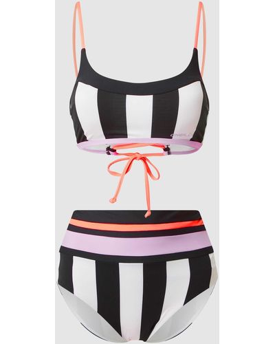 O'neill Sportswear Bikini mit Streifenmuster Modell 'Talaia' - Weiß
