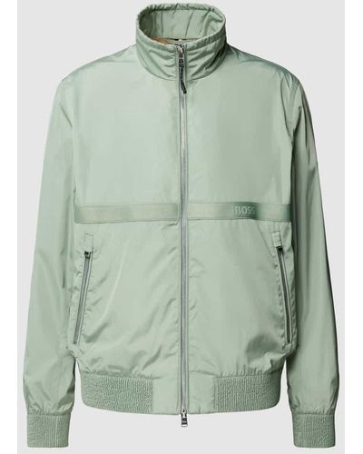 BOSS Jacke mit Reißverschlusstaschen Modell 'Celtipo' - Grün