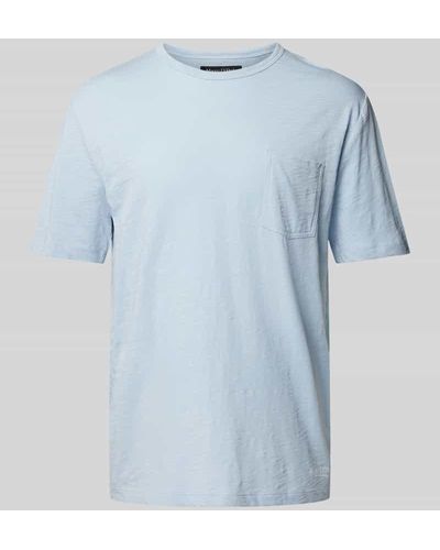 Marc O' Polo T-Shirt mit Brusttasche - Blau