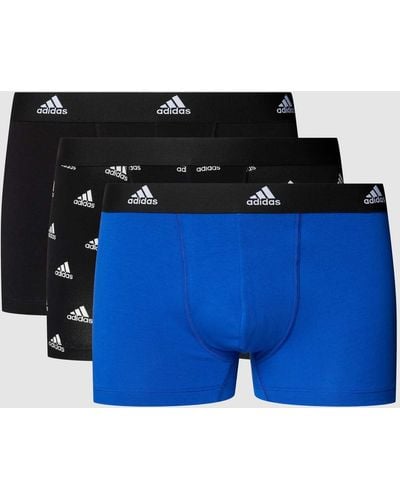 adidas Boxershort Met Labeldetails - Blauw