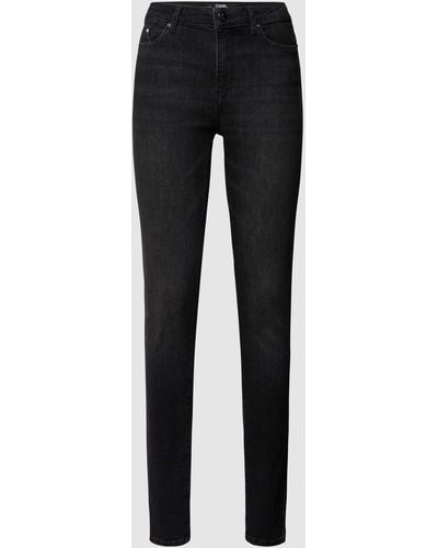 Karl Lagerfeld Skinny Fit Jeans Met Labelprint - Meerkleurig