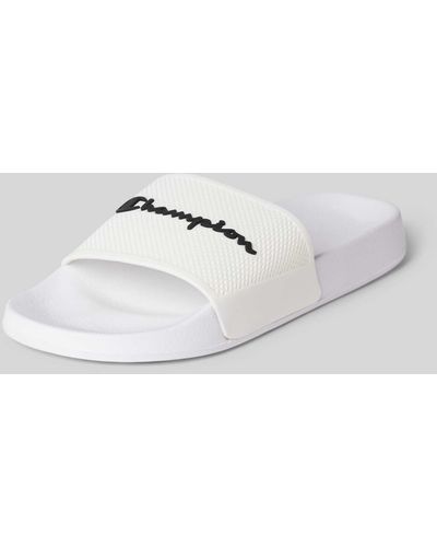 Champion Sandalette mit Label-Print Modell 'DAYTONA' - Weiß