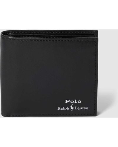 Polo Ralph Lauren Portemonnee Met Labelprint - Zwart
