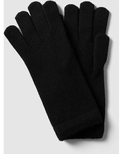 Tommy Hilfiger Handschoenen Met Labeldetail - Zwart