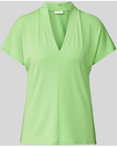 Freequent Blusenshirt mit Stehkragen Modell 'Yrsa' - Grün