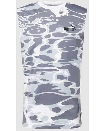 PUMA Tanktop mit Allover-Muster Modell 'Summer Splash' - Blau