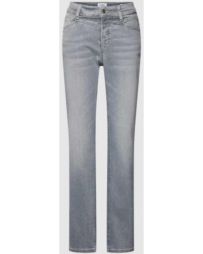 Cambio Jeans im 5-Pocket-Design - Grau