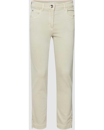 ZERRES Jeans im 5-Pocket-Design Modell 'TWIGY' - Natur