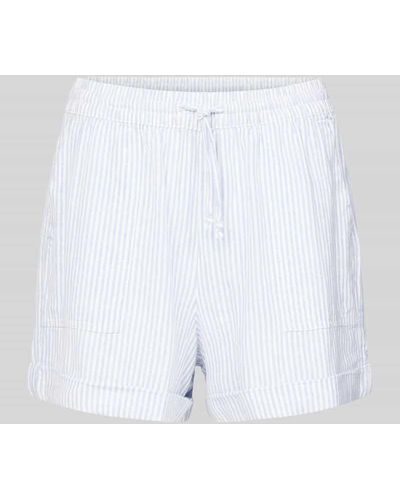 Tom Tailor Shorts mit elastischem Bund - Weiß