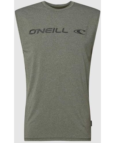 O'neill Sportswear Tank Top mit Label-Print - Grau