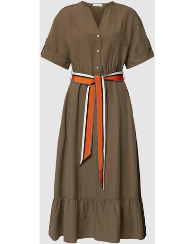 Cinque Midi-jurk Met Labeldetails - Meerkleurig
