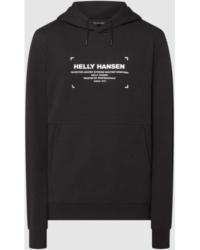 Helly Hansen Hoodie Met Logoprint - Zwart