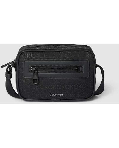 Calvin Klein Camera Bag mit Label-Detail - Schwarz