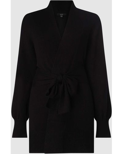 Vero Moda Plus Size Cardigan Met Tailleriem - Zwart