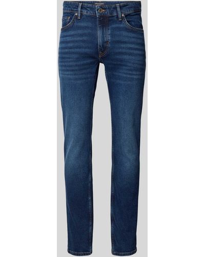 Marc O' Polo Shaped Fit Jeans im 5-Pocket-Design Modell 'Sjöbo' - Blau