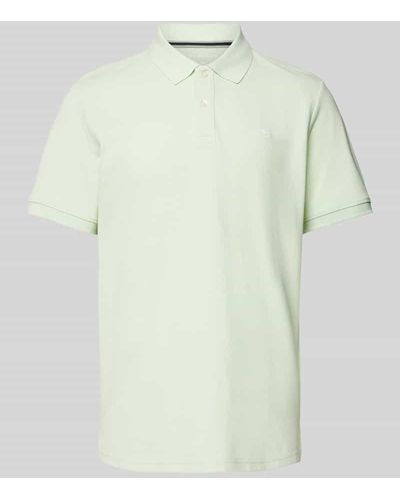 Tom Tailor Regular Fit Poloshirt mit Logo-Stitching - Grün